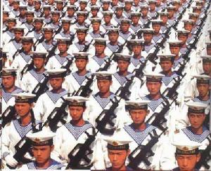 （圖）海軍閱兵