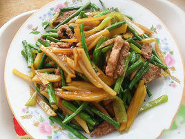 豆角土豆肉絲 豆角土豆肉絲