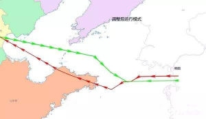 中韓空中大通道 中韓空中大通道