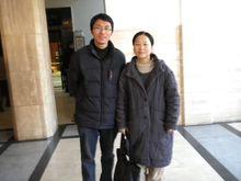參加新安畫派高峰論壇與王仁華在安徽省博