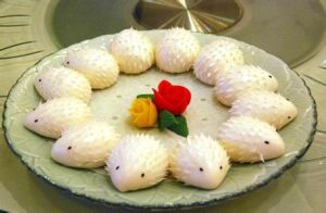 蓮蓉刺蝟包 蓮蓉刺蝟包