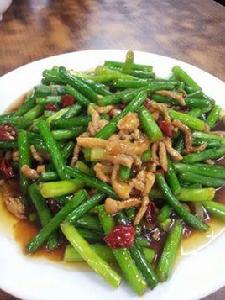 蒜苔炒肉絲 蒜苔炒肉絲