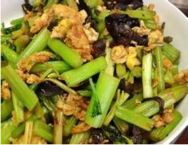 芹菜木耳炒雞蛋 芹菜木耳炒雞蛋