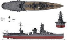 航空戰列艦三視圖