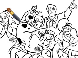 史酷比素描填色 史酷比素描填色