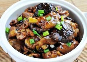 豆豉花菇雞 豆豉花菇雞