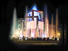 斗六圓環 環繞出美麗的夜晚