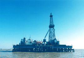 坐底式鑽井平台 坐底式鑽井平台