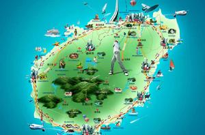 海南旅遊地圖 海南旅遊地圖