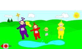 天線寶寶玩水 天線寶寶玩水