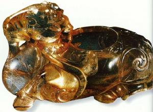 水晶羊銜靈芝水呈 水晶羊銜靈芝水呈