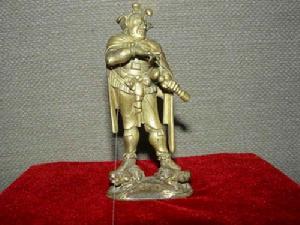 （圖）鎏金銅天王像