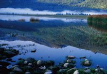 喀納斯湖變色湖