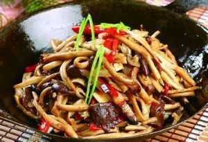 香菜拌茶樹菇 香菜拌茶樹菇