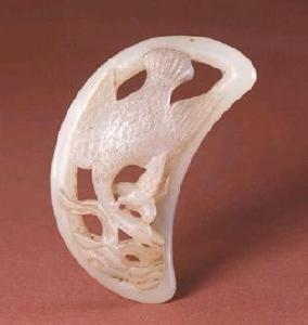 “御用監造”玉海東青啄雁飾