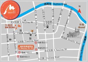 藍天國際青年旅舍外灘店地址 附加景點