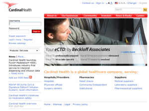 卡地納健康網站