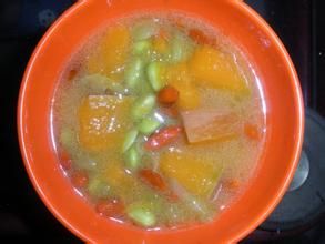 南瓜毛豆湯 南瓜毛豆湯