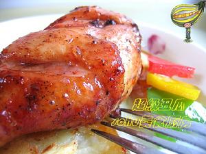 蜜汁烤雞腿