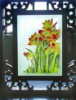 太平鈿剪紙作品《雉雞》