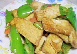 青椒豆腐 青椒豆腐