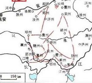 （圖）王仙芝起義作戰地圖