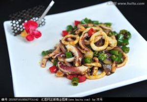 魷魚炒辣椒 魷魚炒辣椒