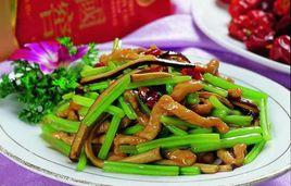 香乾芹菜炒肉絲 香乾芹菜炒肉絲