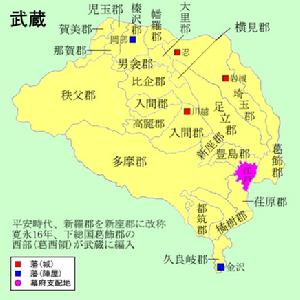 武藏國分郡圖