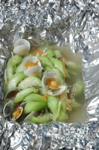 絲瓜燴蛤蜊 絲瓜燴蛤蜊