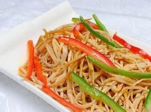 白菜心拌乾絲 白菜心拌乾絲