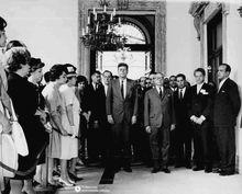貝坦科爾特與美國總統約翰·甘迺迪