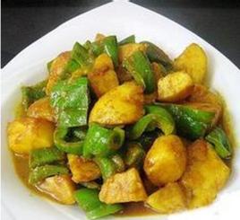 咖喱青椒土豆 咖喱青椒土豆