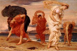 海邊的希臘少女 海邊的希臘少女