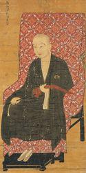 《道宣律師像》，鎌倉後期，奈良國立博物館藏