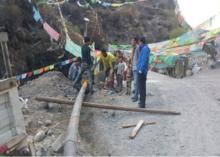 2016年5月古拉鄉至縣城道路一角