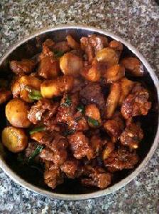 板栗排骨煲 板栗排骨煲