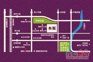 黑貓神陶居苑交通區點陣圖