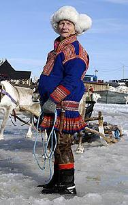 凱於圖凱努(Kautokeino)的薩米復活節，挪威