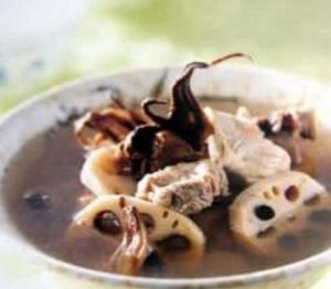 蓮藕紅豆八爪魚煲豬肉 蓮藕紅豆八爪魚煲豬肉