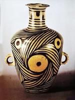 彩陶旋渦紋壺