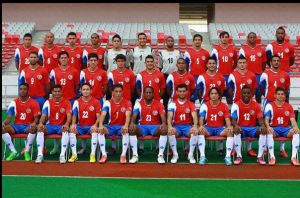 哥斯大黎加隊球員合照