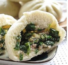 雞蛋韭菜包子 雞蛋韭菜包子