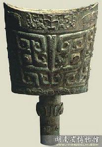 商立象獸面紋銅鐃 商立象獸面紋銅鐃