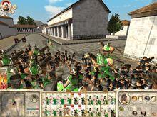 羅馬全面戰爭的戰鬥場面