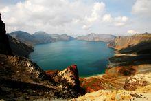 長白山天池火山