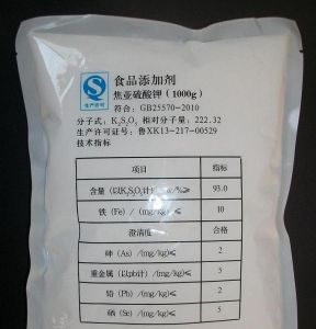 焦亞硫酸鉀 焦亞硫酸鉀