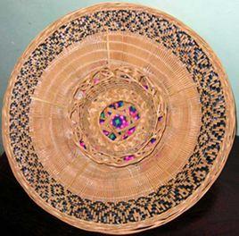 毛難族花竹帽 毛難族花竹帽