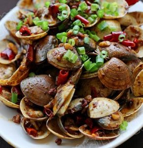 辣醬爆花蛤 辣醬爆花蛤