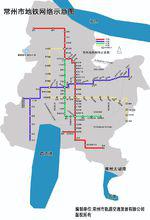 常州捷運示意圖
